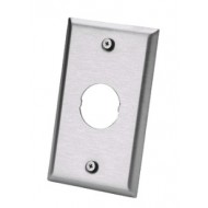 Hyperline FP-IE-U-1-SL Панель лицевая для 1-го промышленного модуля, IP67, нержавеющая сталь