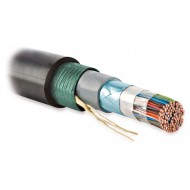 Hyperline FUTP10-C3-S24-ARM-OUT-PE-BK Кабель витая пара, экранированная F/UTP, категория 3, 10 пар (24 AWG), одножильный (solid), бронированный, для внешней прокладки, PE, черный