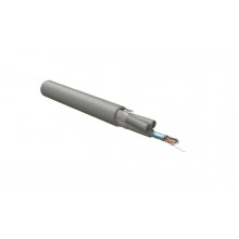 Hyperline FUTP12W-C5-S24-IN-LSZH-GY Кабель витая пара, экранированная F/UTP, категория 5, 12 пар(4 пары(24 AWG)х3),одножильный(solid), каждый 4х парник: экран-фольга, LSZH оболочка, LSZH нг(А)-HF, –20°C - +60°C, серый