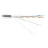 Hyperline FUTP2-C5-S24-IN-LSZH-GY-500 (500 м) Кабель витая пара, экранированная F/UTP, категория 5, 2 пары (24 AWG), одножильный (solid), экран - фольга, LSZH, нг(A)-HF, -40°C - +60°C, серый Hyperline FUTP2-C5-S24-IN-LSZH-GY-500 (500 м) Кабель витая пара, экранированная F/UTP, категория 5, 2 пары (24 AWG), одножильный (solid), экран - фольга, LSZH, нг(A)-HF, -40°C - +60°C, серый