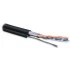 Hyperline FUTP2-C5-S24-SW-OUT-PE-BK-500 (500 м) Кабель витая пара, экранированная F/UTP, категория 5, 2 пары (24 AWG), одножильный, экран - фольга, с металлическим тросом, внешний, PE, -40°C–+60°C, черный Hyperline FUTP2-C5-S24-SW-OUT-PE-BK-500 (500 м) Кабель витая пара, экранированная F/UTP, категория 5, 2 пары (24 AWG), одножильный, экран - фольга, с металлическим тросом, внешний, PE, -40°C–+60°C, черный
