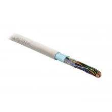 Hyperline FUTP25-C3-S24-IN-PVC-GY Кабель витая пара, экранированная F/UTP, категория 3, 25 пар (24 AWG), одножильный (solid), экран - фольга, PVC, 20°C - +50°C, серый