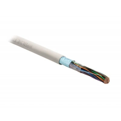 Hyperline FUTP25-C3-S24-IN-PVC-GY Кабель витая пара, экранированная F/UTP, категория 3, 25 пар (24 AWG), одножильный (solid), экран - фольга, PVC, 20°C - +50°C, серый
