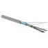 Hyperline FUTP4-C5E-P26-IN-LSZH-GY-100 (100 м) Кабель витая пара, экранированная F/UTP, категория 5e, 4 пары (26 AWG), многожильный (patch), экран - фольга, LSZH, нг(А)-HF, –20°C – +75°C, серый Hyperline FUTP4-C5E-P26-IN-LSZH-GY-100 (100 м) Кабель витая пара, экранированная F/UTP, категория 5e, 4 пары (26 AWG), многожильный (patch), экран - фольга, LSZH, нг(А)-HF, –20°C – +75°C, серый