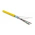 Hyperline FUTP4-C5E-P26-IN-LSZH-YL-305 (305 м) Кабель витая пара, экранированная F/UTP, категория 5e, 4 пары (26 AWG), многожильный (patch), экран - фольга, LSZH, нг(А)-HF, –20°C – +75°C, желтый Hyperline FUTP4-C5E-P26-IN-LSZH-YL-305 (305 м) Кабель витая пара, экранированная F/UTP, категория 5e, 4 пары (26 AWG), многожильный (patch), экран - фольга, LSZH, нг(А)-HF, –20°C – +75°C, желтый