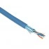Hyperline FUTP4-C5E-P26-IN-PVC-BL-100 (100 м) Кабель витая пара, экранированная F/UTP, категории 5e, 4 пары (26 AWG), многожильный (patch), экран - фольга, PVC, –20°C – +75°C, синий Hyperline FUTP4-C5E-P26-IN-PVC-BL-100 (100 м) Кабель витая пара, экранированная F/UTP, категории 5e, 4 пары (26 AWG), многожильный (patch), экран - фольга, PVC, –20°C – +75°C, синий