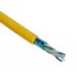 Hyperline FUTP4-C5E-P26-IN-PVC-YL-100 (100 м) Кабель витая пара, экранированная F/UTP, категории 5e, 4 пары (26 AWG), многожильный (patch), экран - фольга, PVC, –20°C – +75°C, желтый Hyperline FUTP4-C5E-P26-IN-PVC-YL-100 (100 м) Кабель витая пара, экранированная F/UTP, категории 5e, 4 пары (26 AWG), многожильный (patch), экран - фольга, PVC, –20°C – +75°C, желтый