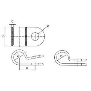Hyperline GCL-1/2C Кабельный хомут под винт для крепления кабеля 12.2мм (100 шт) Hyperline GCL-1/2C Кабельный хомут под винт для крепления кабеля 12.2мм (100 шт)