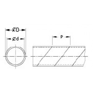 Hyperline GST-15 Спиральный витой жгут для кабеля, Flexible PE, внутренний диаметр 15 мм, цвет натуральный прозрачный (10 м) Hyperline GST-15 Спиральный витой жгут для кабеля, Flexible PE, внутренний диаметр 15 мм, цвет натуральный прозрачный (10 м)