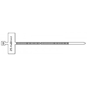 Hyperline GTK-200MC Стяжка нейлоновая неоткрывающаяся, безгалогенная (halogen free), 200x2.5 мм, полиамид 6.6, -40°C - +85°C, с площадкой для маркера (100 шт) Hyperline GTK-200MC Стяжка нейлоновая неоткрывающаяся, безгалогенная (halogen free), 200x2.5 мм, полиамид 6.6, -40°C - +85°C, с площадкой для маркера (100 шт)