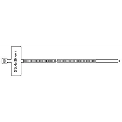Hyperline GTK-200MC Стяжка нейлоновая неоткрывающаяся, безгалогенная (halogen free), 200x2.5 мм, полиамид 6.6, -40°C - +85°C, с площадкой для маркера (100 шт) Hyperline GTK-200MC Стяжка нейлоновая неоткрывающаяся, безгалогенная (halogen free), 200x2.5 мм, полиамид 6.6, -40°C - +85°C, с площадкой для маркера (100 шт)