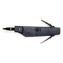 Hyperline HT-344KR Инструмент для заделки кабеля в контакты плинтов и 110 типа, сенсорный, ударный, регулируемый