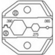 Hyperline HT-3D3 Губки для HT-336FM для обжима RG-59, 6, 8, 213 (.390/.375/.065)9.90/6.98/1.65mm