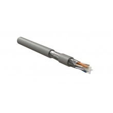 Hyperline IFUTP4-C6-S23/1-FRPVC-GY (500 м) Кабель для сетей Industrial Ethernet, категория 6, 4x2x23 AWG, однопроволочные жилы (solid), F/UTP, PVC, серый