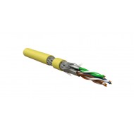 Hyperline ISFTP4-C7-P26/7-PU-YL (500 м) Кабель для сетей Industrial Ethernet, категория 7, 4x2x26 AWG, многопроволочные жилы (patch), S/FTP, PU, желтый