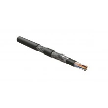 Hyperline ISFUTP4-C5E-P24/19-PVC/PVC-BK (500 м) Кабель для сетей Industrial Ethernet, категория 5e, 4x2x24 AWG (19х0.12 мм), многопроволочные жилы (patch), SF/UTP, двойная оболочка PVC, черный