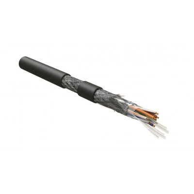 Hyperline ISFUTP4-C5E-P26/19-PU-BK (500 м) Кабель для сетей Industrial Ethernet, категория 5e, 4x2x26 AWG (19х0.10 мм), многопроволочные жилы (patch), SF/UTP, PU, черный Hyperline ISFUTP4-C5E-P26/19-PU-BK (500 м) Кабель для сетей Industrial Ethernet, категория 5e, 4x2x26 AWG (19х0.10 мм), многопроволочные жилы (patch), SF/UTP, PU, черный
