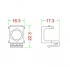 Hyperline KJ1-COAX-WH Вставка формата Keystone Jack для коаксиальных разъемов, ROHS, белая Hyperline KJ1-COAX-WH Вставка формата Keystone Jack для коаксиальных разъемов, ROHS, белая
