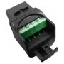 Hyperline KJ1-USB-A2-SCRW-BK Вставка формата Keystone Jack USB 2.0 (Type A) под винт, ROHS, черная Hyperline KJ1-USB-A2-SCRW-BK Вставка формата Keystone Jack USB 2.0 (Type A) под винт, ROHS, черная