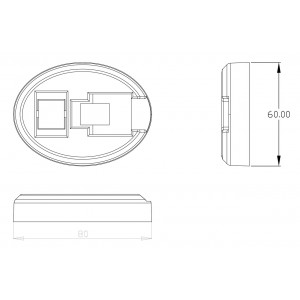 Hyperline KJ2-PS-OR Площадка для заделки модулей Keystone Jack серии KJ2, 80х60 мм, цвет оранжевый Hyperline KJ2-PS-OR Площадка для заделки модулей Keystone Jack серии KJ2, 80х60 мм, цвет оранжевый