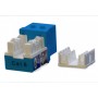 Hyperline KJ9-8P8C-C6-90-BL Вставка Keystone Jack RJ-45(8P8C), категория 6, синяя Hyperline KJ9-8P8C-C6-90-BL Вставка Keystone Jack RJ-45(8P8C), категория 6, синяя