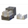 Hyperline KJ9-8P8C-C6-90-GY Вставка Keystone Jack RJ-45(8P8C), категория 6, серая Hyperline KJ9-8P8C-C6-90-GY Вставка Keystone Jack RJ-45(8P8C), категория 6, серая
