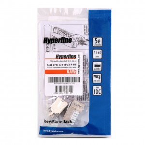 Hyperline KJNE-8P8C-C5e-90-SH-F-WH Вставка Keystone Jack RJ-45(8P8C), категория 5e, экранированная, 110 IDC, заделка с помощью NE-TOOL, белая Hyperline KJNE-8P8C-C5e-90-SH-F-WH Вставка Keystone Jack RJ-45(8P8C), категория 5e, экранированная, 110 IDC, заделка с помощью NE-TOOL, белая