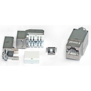 Hyperline KJNE-8P8C-C6-90-SH-F-WH Вставка Keystone Jack RJ-45(8P8C), категория 6, экранированная, 110 IDC, заделка с помощью NE-TOOL, белая Hyperline KJNE-8P8C-C6-90-SH-F-WH Вставка Keystone Jack RJ-45(8P8C), категория 6, экранированная, 110 IDC, заделка с помощью NE-TOOL, белая