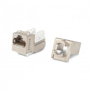 Hyperline KJNE-8P8C-C6-90-SH-F-WH Вставка Keystone Jack RJ-45(8P8C), категория 6, экранированная, 110 IDC, заделка с помощью NE-TOOL, белая Hyperline KJNE-8P8C-C6-90-SH-F-WH Вставка Keystone Jack RJ-45(8P8C), категория 6, экранированная, 110 IDC, заделка с помощью NE-TOOL, белая