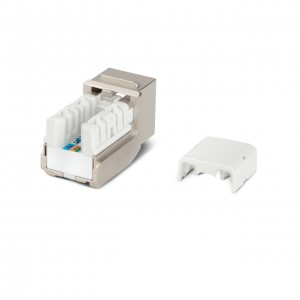 Hyperline KJNE-8P8C-C6-90-SH-F-WH Вставка Keystone Jack RJ-45(8P8C), категория 6, экранированная, 110 IDC, заделка с помощью NE-TOOL, белая Hyperline KJNE-8P8C-C6-90-SH-F-WH Вставка Keystone Jack RJ-45(8P8C), категория 6, экранированная, 110 IDC, заделка с помощью NE-TOOL, белая