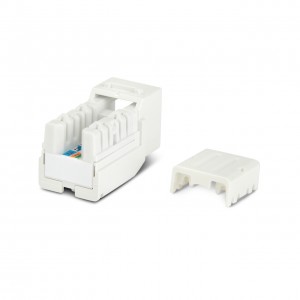 Hyperline KJNE-8P8C-C6-90-WH Вставка Keystone Jack RJ-45(8P8C), категория 6, 110 IDC, заделка с помощью NE-TOOL, белая Hyperline KJNE-8P8C-C6-90-WH Вставка Keystone Jack RJ-45(8P8C), категория 6, 110 IDC, заделка с помощью NE-TOOL, белая
