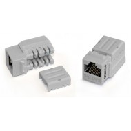 Hyperline KJNE-8P8C-C6A-90-GN Вставка Keystone Jack RJ-45(8P8C), категория 6A, 110 IDC, заделка с помощью NE-TOOL, зеленая