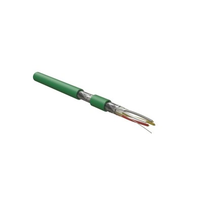 Hyperline KNX-F-4x20/1-LSZH-GR (500 м) Кабель интерфейса KNX/EIB, 4х20 AWG, однопроволочные жилы (solid), F/UTP, LSZH, зеленый