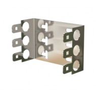 Hyperline KR-FRAME-30 Рама (монтажный хомут) глубиной 50мм для крепления 3-х плинтов для телефонии