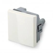 Hyperline M45-SW-WH Выключатель, 2М, 45x45 мм, белый