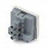 Hyperline M45-SW-WH Выключатель, 2М, 45x45 мм, белый Hyperline M45-SW-WH Выключатель, 2М, 45x45 мм, белый