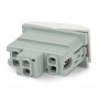 Hyperline M45/2-SW-WH Выключатель, 1М, 45x22.5мм, белый Hyperline M45/2-SW-WH Выключатель, 1М, 45x22.5мм, белый