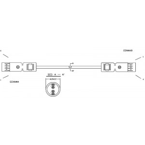 Hyperline PC-110-110-2P-C5-1M-GY Патч-корд 110 тип-110 тип, 2 пары, Cat.5, 1 м, серый Hyperline PC-110-110-2P-C5-1M-GY Патч-корд 110 тип-110 тип, 2 пары, Cat.5, 1 м, серый