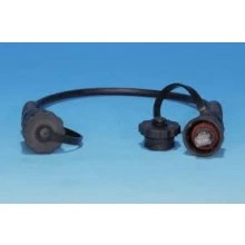 Hyperline PC-IE-LPM-STP-RJ45-RJ45-C6-1M-BK Промышленный патч-корд F/UTP, экранированный, IP67, Cat.6, с защитными крышками, 1 м, черный