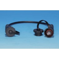 Hyperline PC-IE-LPM-STP-RJ45-RJ45-C6-3M-BK Промышленный патч-корд F/UTP, экранированный, IP67, категория 6, с защитными крышками, 3 м, черный