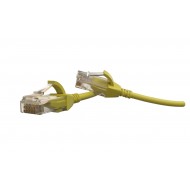 Hyperline PC-LPT-UTP-RJ45-RJ45-C6-1M-LSZH-YL Патч-корд U/UTP, категория 6 (100% Fluke Component Tested), 28AWG, LSZH, 1 м, желтый