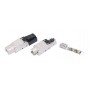 Hyperline PLUD-8P8C-S-C6A-SH Разъем полевой оконцовки RJ-45 (8P8C) под витую пару, для одножильного кабеля, toolless, категория 6A, экранированный, накручивающийся хвостовик, IDC Hyperline PLUD-8P8C-S-C6A-SH Разъем полевой оконцовки RJ-45 (8P8C) под витую пару, для одножильного кабеля, toolless, категория 6A, экранированный, накручивающийся хвостовик, IDC