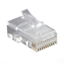 Hyperline PLUG-10P10C-U-06-10 Разъем RJ-50(10P10C), универсальный (для одножильного и многожильного кабеля), для круглого кабеля, напыление 6µ/ 6 микродюймов (10 шт)