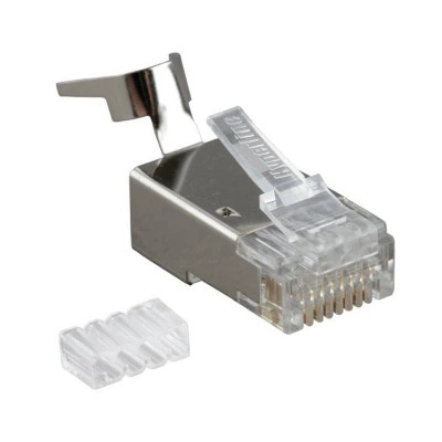Hyperline PLUG-8P8C-UV-C6-TW-SH-10 Разъем RJ-45(8P8C) под витую пару, категория 6/6A (50 µ/ 50 микродюймов), экранированный, универсальный (для одножильного и многожильного кабеля), для толстых жил 1.35-1.5 мм (с оболочкой), со вставкой, (10 шт) Hyperline PLUG-8P8C-UV-C6-TW-SH-10 Разъем RJ-45(8P8C) под витую пару, категория 6/6A (50 µ/ 50 микродюймов), экранированный, универсальный (для одножильного и многожильного кабеля), для толстых жил 1.35-1.5 мм (с оболочкой), со вставкой, (10 шт)