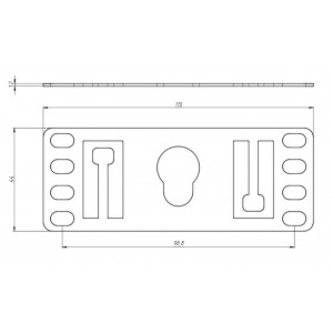 Hyperline PMR-1U-TM-RAL9005 Кронштейн 1U, Т-пазы и с перфорацией под крепеж типа монетка, цвет черный RAL9005 (8 шт. в комплекте) Hyperline PMR-1U-TM-RAL9005 Кронштейн 1U, Т-пазы и с перфорацией под крепеж типа монетка, цвет черный RAL9005 (8 шт. в комплекте)