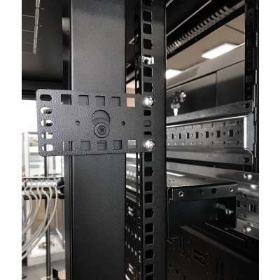 Hyperline PMR-1U-TM-RAL9005 Кронштейн 1U, Т-пазы и с перфорацией под крепеж типа монетка, цвет черный RAL9005 (8 шт. в комплекте) Hyperline PMR-1U-TM-RAL9005 Кронштейн 1U, Т-пазы и с перфорацией под крепеж типа монетка, цвет черный RAL9005 (8 шт. в комплекте)