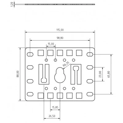Hyperline PMR-2U-TM-RAL9005 Кронштейн 2U, Т-пазы + крепеж типа монетка, цвет черный RAL9005 (4 шт. в комплекте) Hyperline PMR-2U-TM-RAL9005 Кронштейн 2U, Т-пазы + крепеж типа монетка, цвет черный RAL9005 (4 шт. в комплекте)