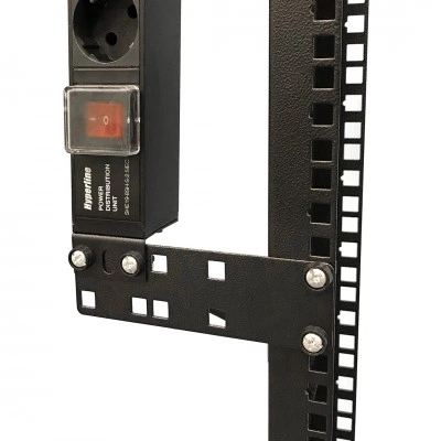 Hyperline PMV1-RAL9005 Кронштейн для крепления 19 дюймового и вертикального оборудования сбоку стоек (2 шт. в комплекте) Hyperline PMV1-RAL9005 Кронштейн для крепления 19 дюймового и вертикального оборудования сбоку стоек (2 шт. в комплекте)