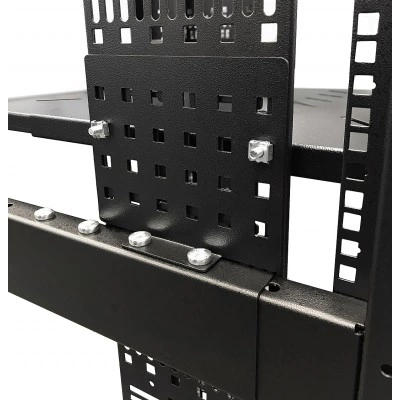 Hyperline PMV2-RAL9005 Кронштейн для крепления кабельного организатора-лотка CDV в стойки серий ORK и ORL (3 шт. в комплекте) Hyperline PMV2-RAL9005 Кронштейн для крепления кабельного организатора-лотка CDV в стойки серий ORK и ORL (3 шт. в комплекте)