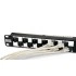 Hyperline PP2A-19-24S-8P8C-C5E-110 Патч-панель 19, 1U, с угловыми портами, 24 порта RJ-45, категория 5e, Dual IDC Hyperline PP2A-19-24S-8P8C-C5E-110 Патч-панель 19, 1U, с угловыми портами, 24 порта RJ-45, категория 5e, Dual IDC